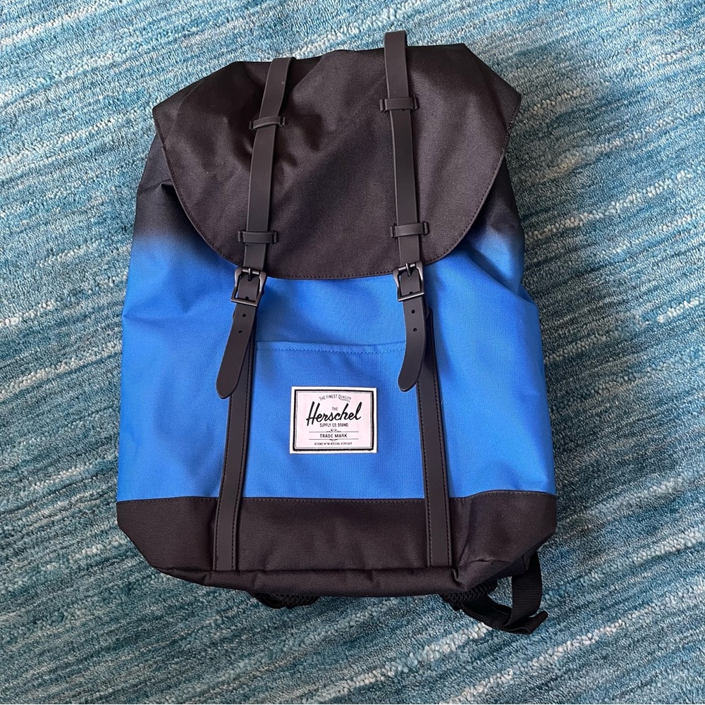 Herschel Supply Co Retreat Strong Blue Gradient 15” Backpack NWT